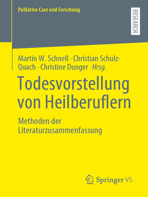 Todesvorstellung von Heilberuflern - ebook